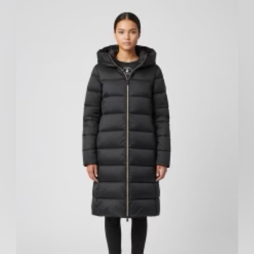 SAVE THE DUCK WOMEN'S ANIMAL FREE PUFFER JACKET MOD. LYDIA IN BLACK Size S